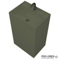 Свободностояща мивка за баня Avonite Rectangular 55х40х90 см Solid Stone в цвят по RAL