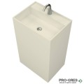 Свободностояща мивка за баня Avonite Rectangular 55х40х90 см Solid Stone в цвят по RAL