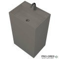Свободностояща мивка за баня Avonite Rectangular 55х40х90 см Solid Stone в цвят по RAL