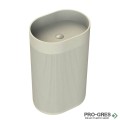 Свободностояща мивка за баня Avonite Oval Stripes 60х40 см Solid Stone в цвят по RAL