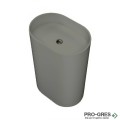 Свободностояща мивка за баня Avonite Oval 53x38 см Solid Stone в цвят по RAL