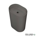 Свободностояща мивка за баня Avonite Oval 53x38 см Solid Stone в цвят по RAL