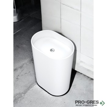 Свободностояща мивка за баня  Avonite Oval 60x40 см Solid Stone в цвят по RAL
