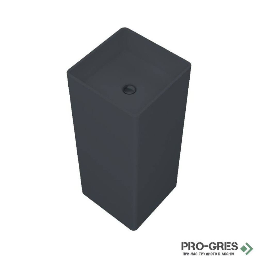 Свободностояща мивка за баня  Avonite Square 40 40х90 см Solid Stone в цвят по RAL