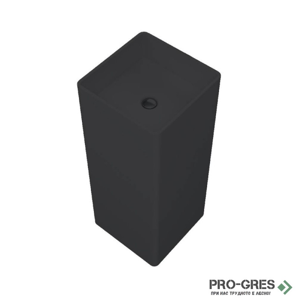 Свободностояща мивка за баня  Avonite Square 40 40х90 см Solid Stone в цвят по RAL