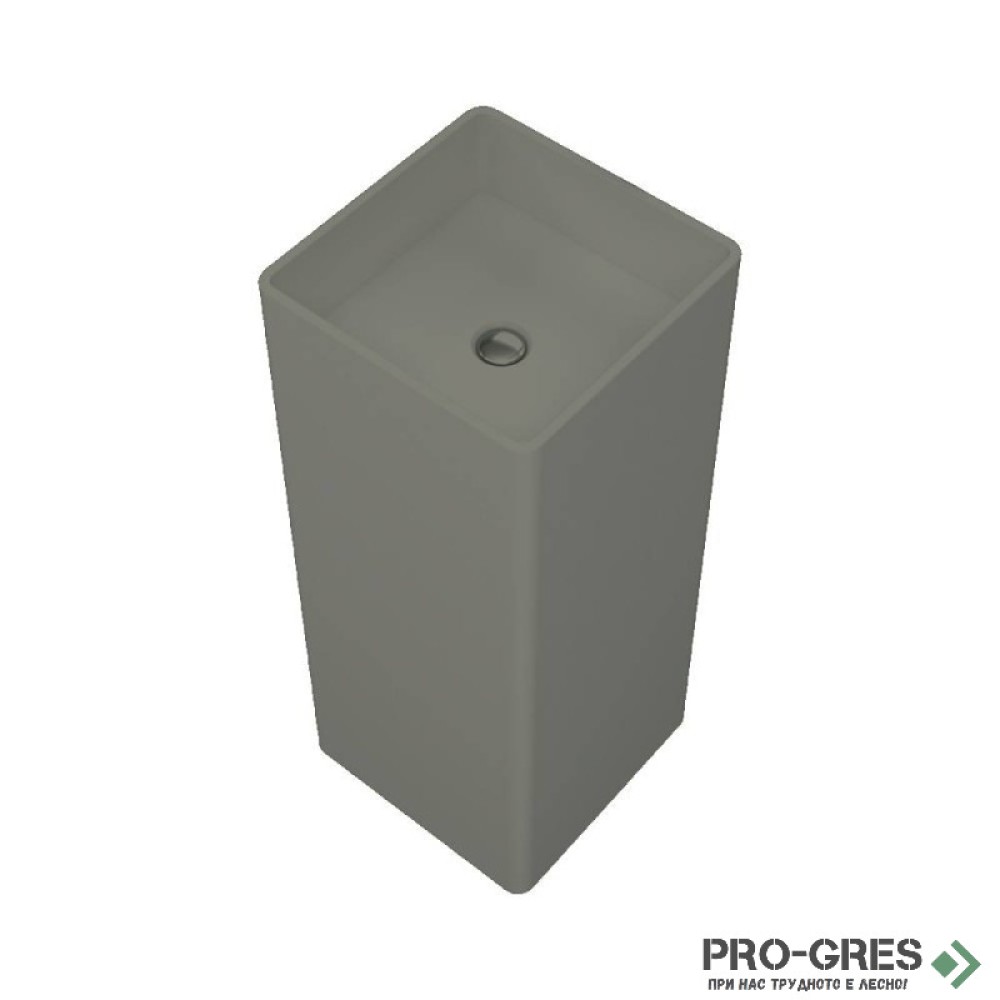Свободностояща мивка за баня  Avonite Square 40 40х90 см Solid Stone в цвят по RAL