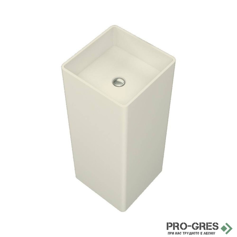 Свободностояща мивка за баня  Avonite Square 40 40х90 см Solid Stone в цвят по RAL