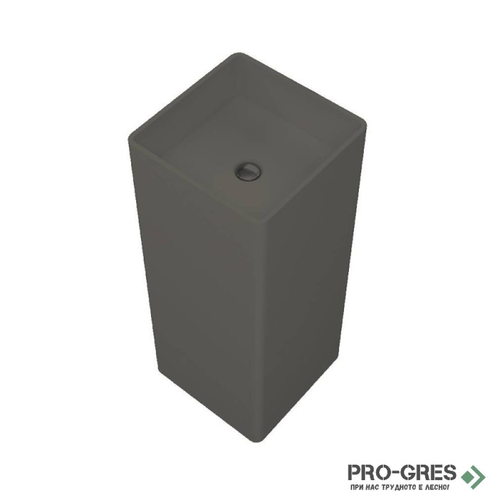 Свободностояща мивка за баня  Avonite Square 40 40х90 см Solid Stone в цвят по RAL