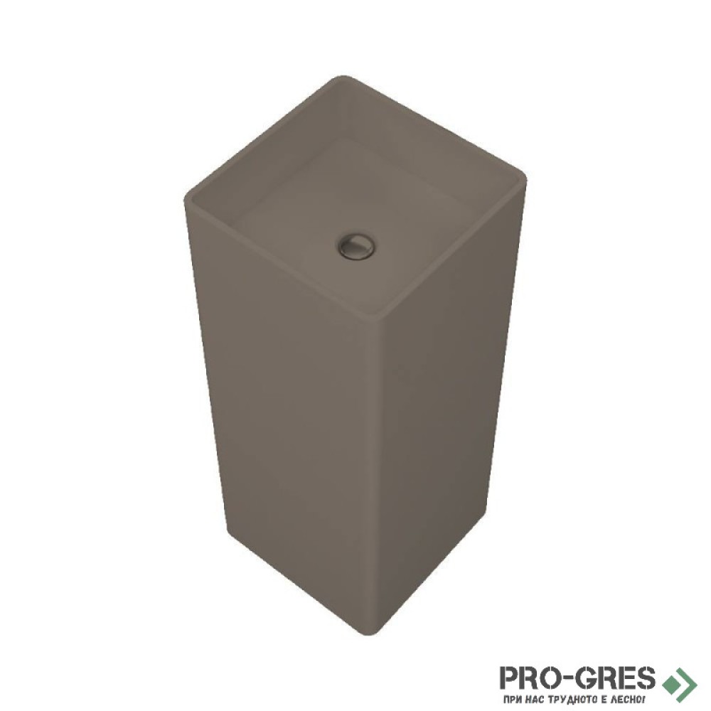 Свободностояща мивка за баня  Avonite Square 40 40х90 см Solid Stone в цвят по RAL