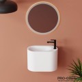 Свободностояща мивка за баня Canvas 42x22x30 см  Solid Stone в цвят по RAL