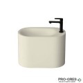 Свободностояща мивка за баня Canvas 42x22x30 см  Solid Stone в цвят по RAL