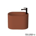 Свободностояща мивка за баня Canvas 42x22x30 см  Solid Stone в цвят по RAL