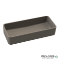 Мивка за баня Case Rectangular 60x26 см Solid Stone в цвят по RAL