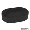 Мивка за баня Case Oval 55x36см Solid Stone в цвят по RAL
