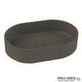 Мивка за баня Case Oval 55x36см Solid Stone в цвят по RAL