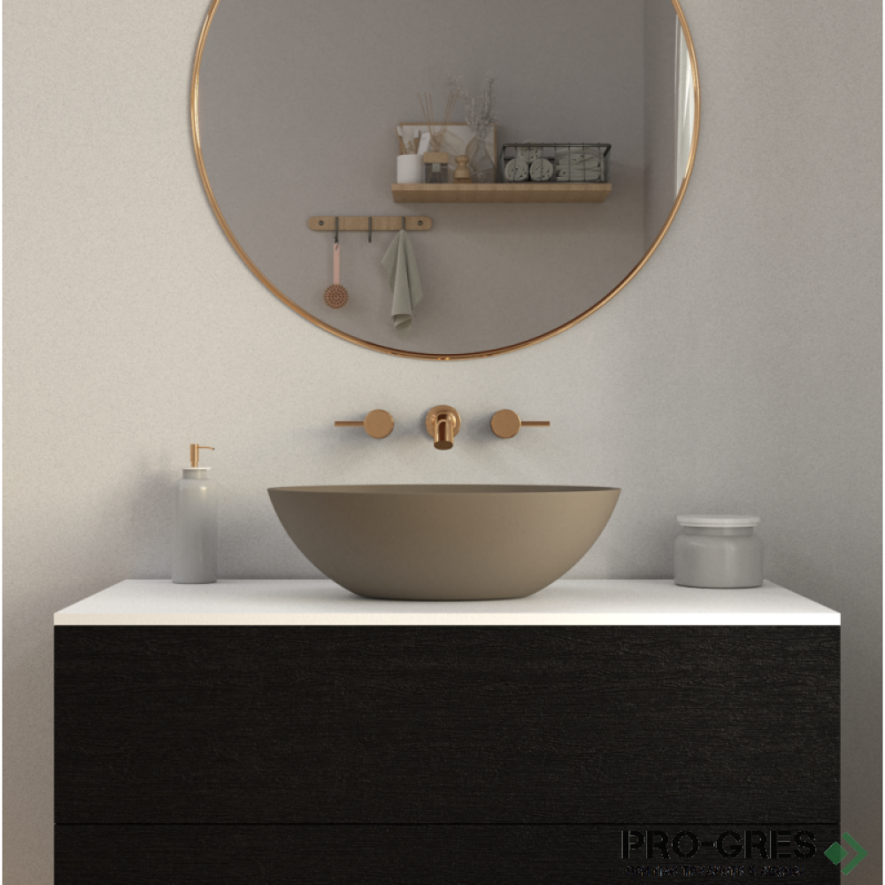 Мивка за баня Mawi ф400мм Solid Stone в цвят по RAL