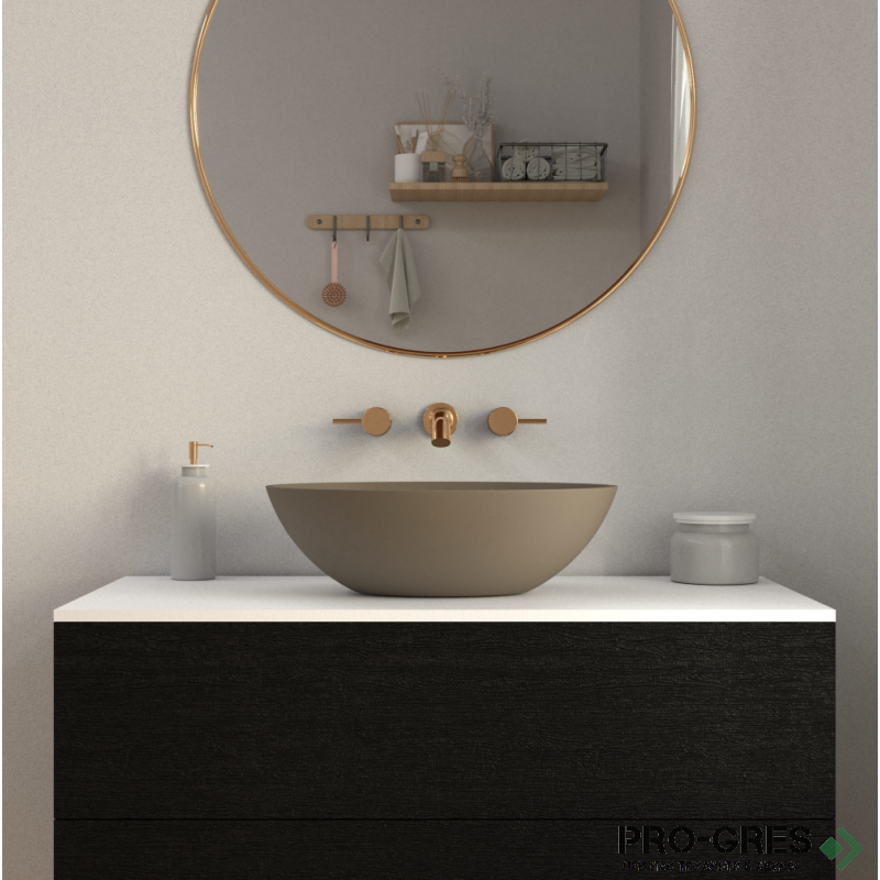 Мивка за баня Mawi ф400мм Solid Stone в цвят по RAL