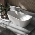 Свободностояща вана Queen 160x70/170х73 /180х80 см  Solid Stone в цвят по RAL