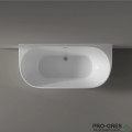 Свободностояща вана Queen 160x70/170х73 /180х80 см  Solid Stone в цвят по RAL