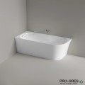 Свободностояща вана Queen Corner Left 160x70/170х73/180х80 см  Solid Stone в цвят по RAL