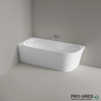 Свободностояща вана Queen Corner Left 160x70/170х73/180х80 см Solid Stone в цвят по RAL Свободностояща вана Queen Corner Left 160x70/170х73/180х80 см Solid Stone в цвят по RAL