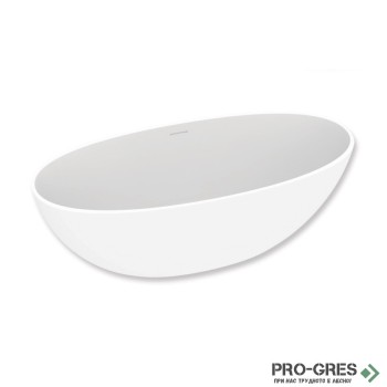 Свободностояща вана  Rio 180x80 см Solid Stone в цвят по RAL