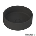 Мивка за баня Case Round ф380х130мм Solid Stone в цвят по RAL