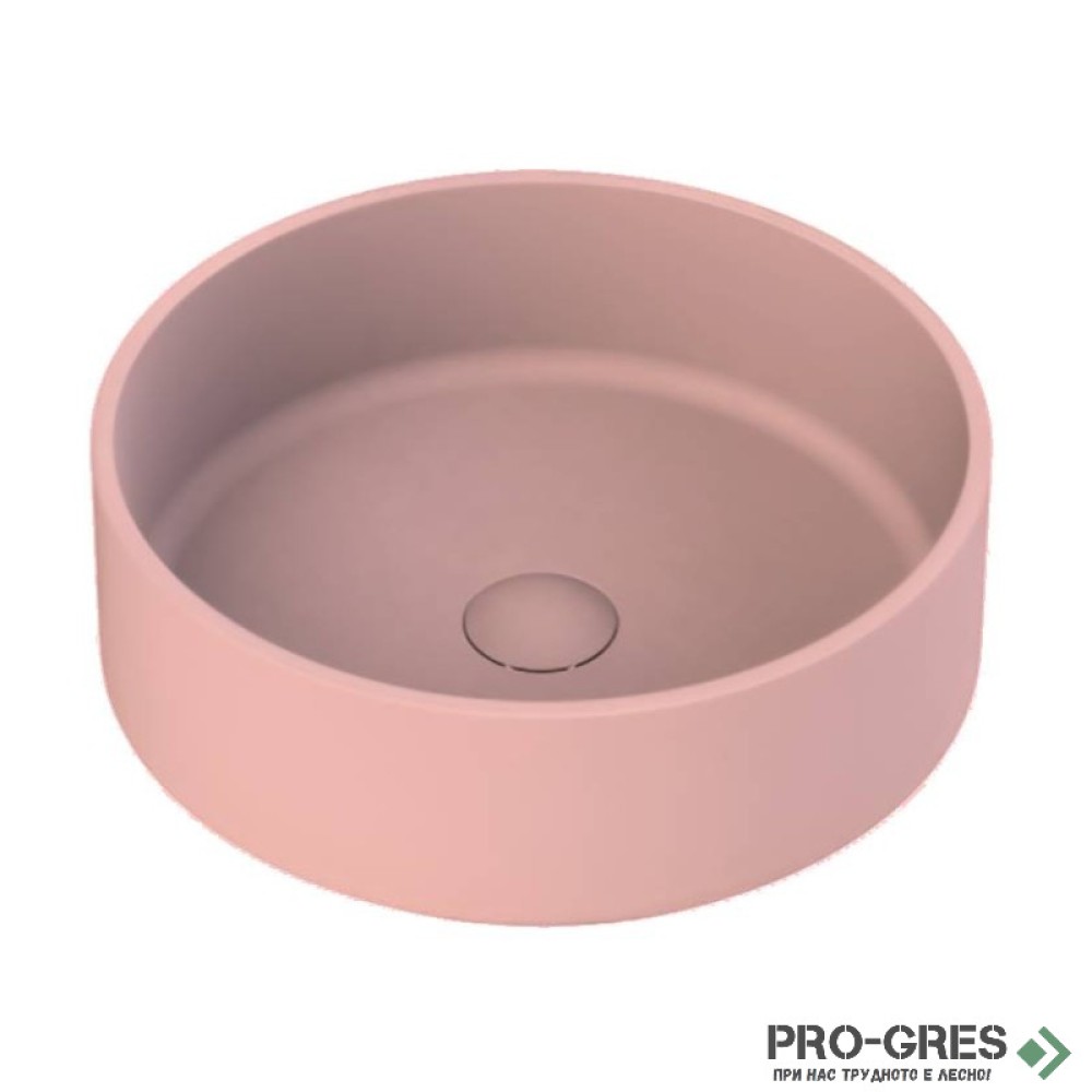 Мивка за баня Case Round ф380х130мм Solid Stone в цвят по RAL