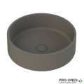 Мивка за баня Case Round ф380х130мм Solid Stone в цвят по RAL