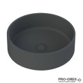 Мивка за баня Case Round ф380х130мм Solid Stone в цвят по RAL