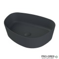 Мивка за баня Rocker Asymetric 500х370 мм Solid Stone в цвят по RAL