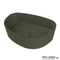 Мивка за баня Rocker Asymetric 500х370 мм Solid Stone в цвят по RAL