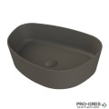 Мивка за баня Rocker Asymetric 500х370 мм Solid Stone в цвят по RAL