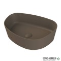 Мивка за баня Rocker Asymetric 500х370 мм Solid Stone в цвят по RAL