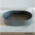 Мивка за баня Case Oval 400х280мм Solid Stone в цвят по RAL
