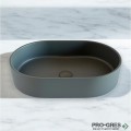 Мивка за баня Case Oval 400х280мм Solid Stone в цвят по RAL