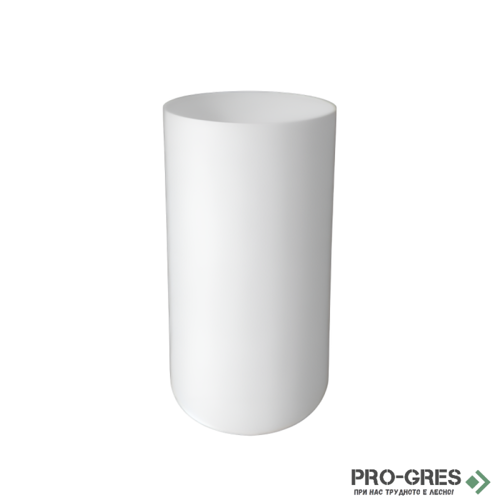 Свободностояща мивка за баня Avonite Round 40 40х90 см Solid Stone в цвят по RAL