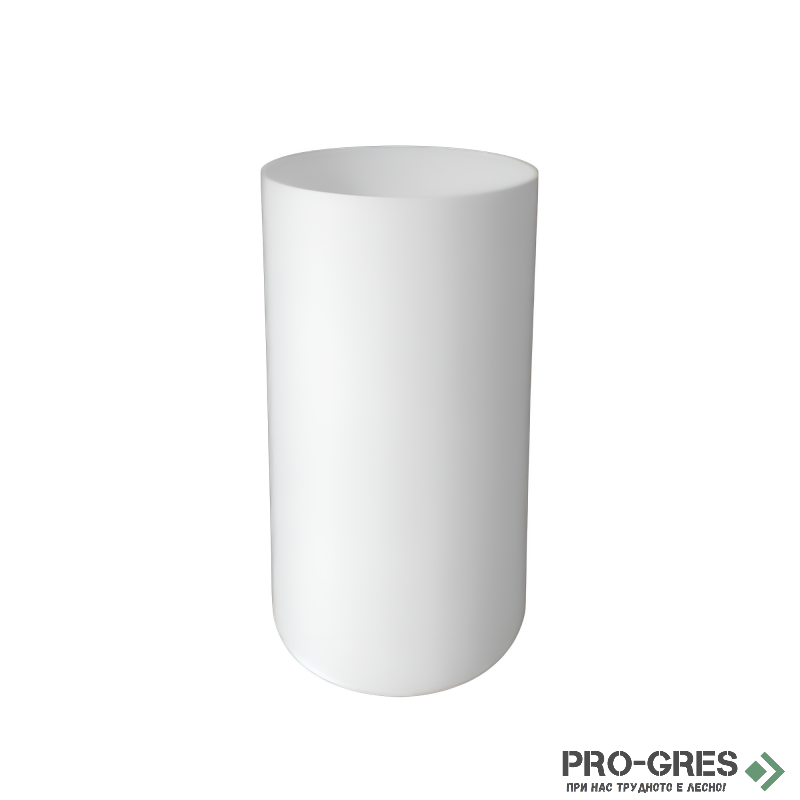 Свободностояща мивка за баня Avonite Round 36 36х90 см Solid Stone в цвят по RAL