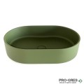 Мивка за баня Case Oval 62х26см Solid Stone в цвят по RAL