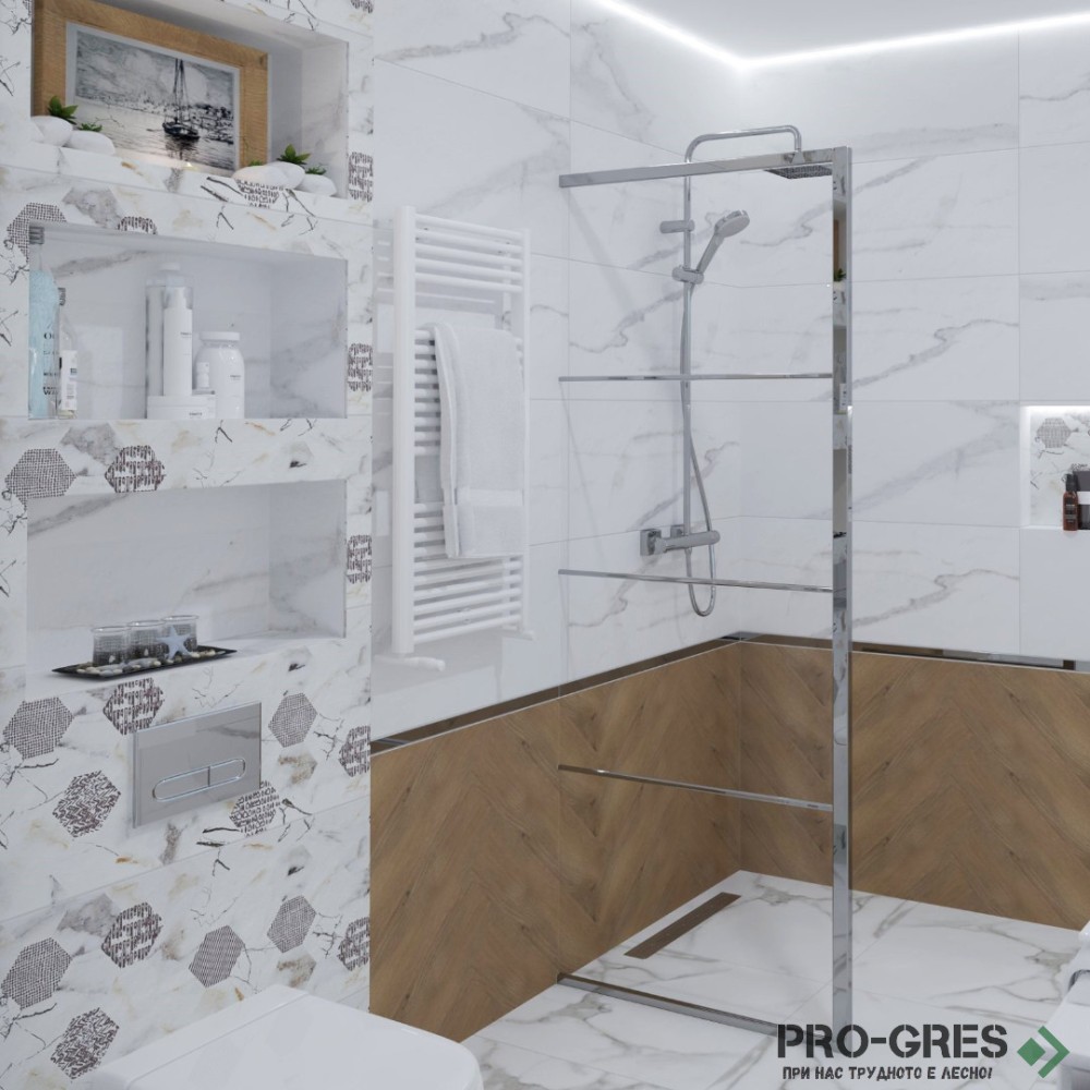 Плочки за баня Stile Ceramic Luxa 35×90 см Плочки за баня Stile Ceramic Luxa 35×90 см