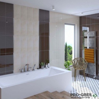 Плочки за баня Superceramica Coltrane Marron 20×50 см