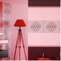 Плочки за баня Superceramica Coltrane Rojo and Negro 20×50