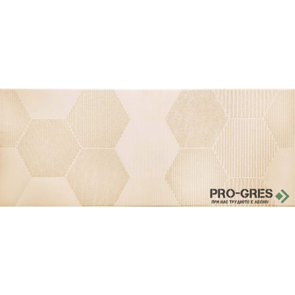 Декор Happy Hexagon Crema 20×50 см