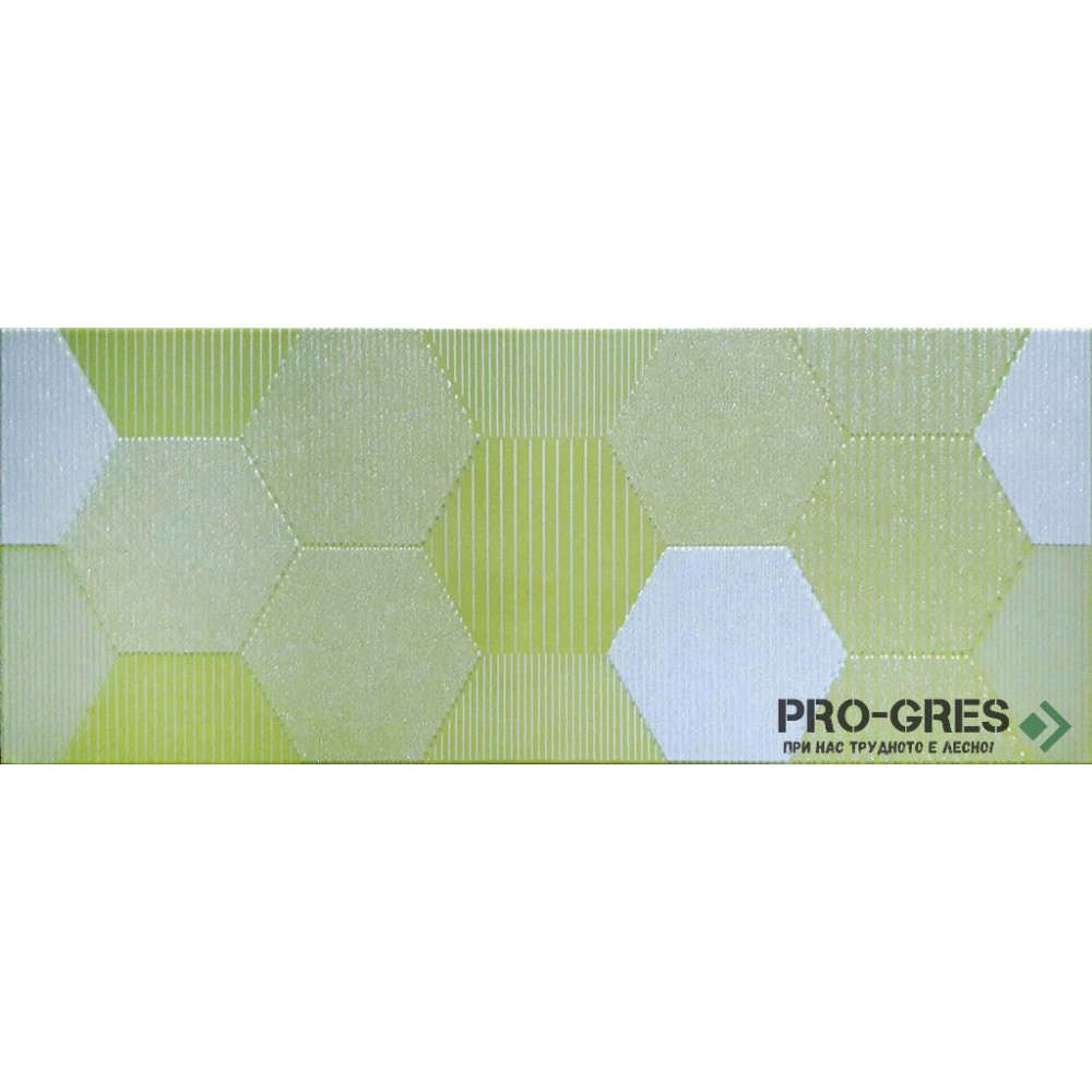 Декор Happy Hexagon Pistacho 20×50 см