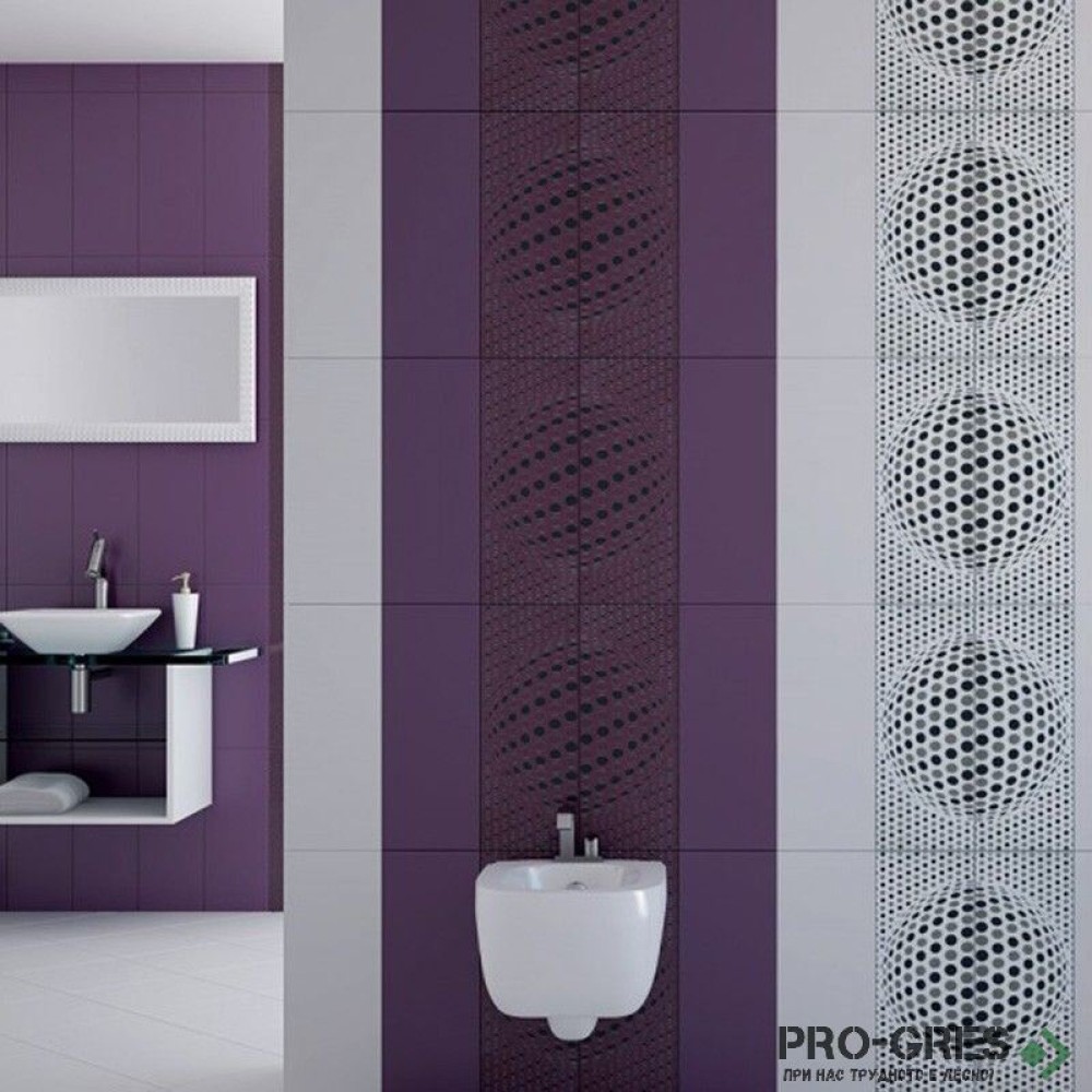 Плочки за баня Superceramica Happy Lila 20×50 см Плочки за баня Superceramica Happy Lila 20×50 см