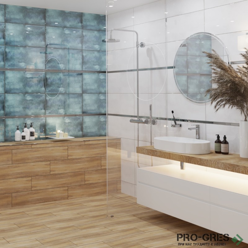 Плочки за баня Superceramika Harmony Azul 30×60 см Плочки за баня Superceramika Harmony Azul 30×60 см