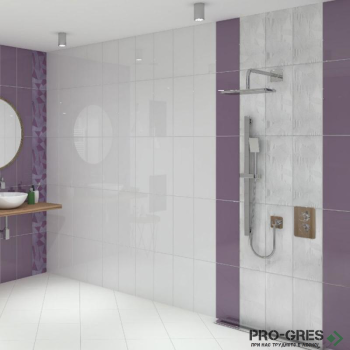 Плочки за баня Superceramica Miles Lila  20×50 см