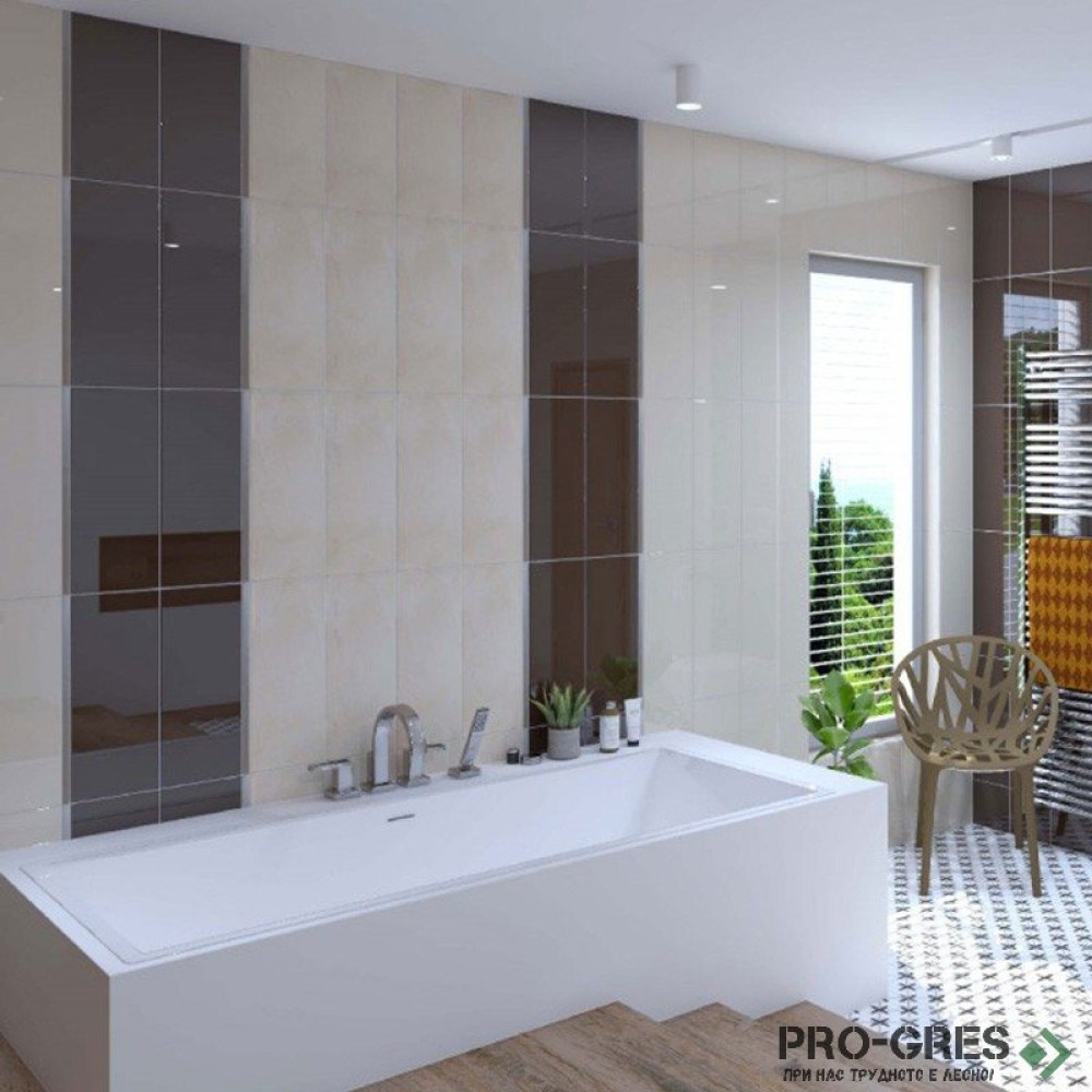 Плочки за баня Superceramica Miles Marron 20×50 см
