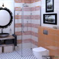 Плочки за баня Superceramica Miles Naranja 20×50 см