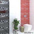 Плочки за баня Superceramica Miles Rojo and Negro 20×50 см
